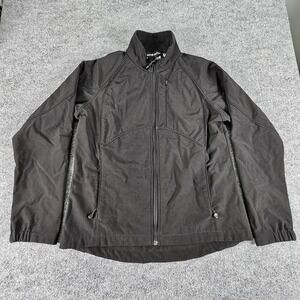 Black Diamond Jacket Mens Medium Black Softshell Full Zip Outdoor Hiking Layer